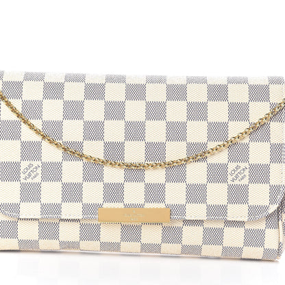 Louis Vuitton Damier Azur Favorite MM 7 of 9