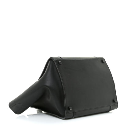 Celine Supple Calfskin Medium Phantom Luggage Black 4 of 14