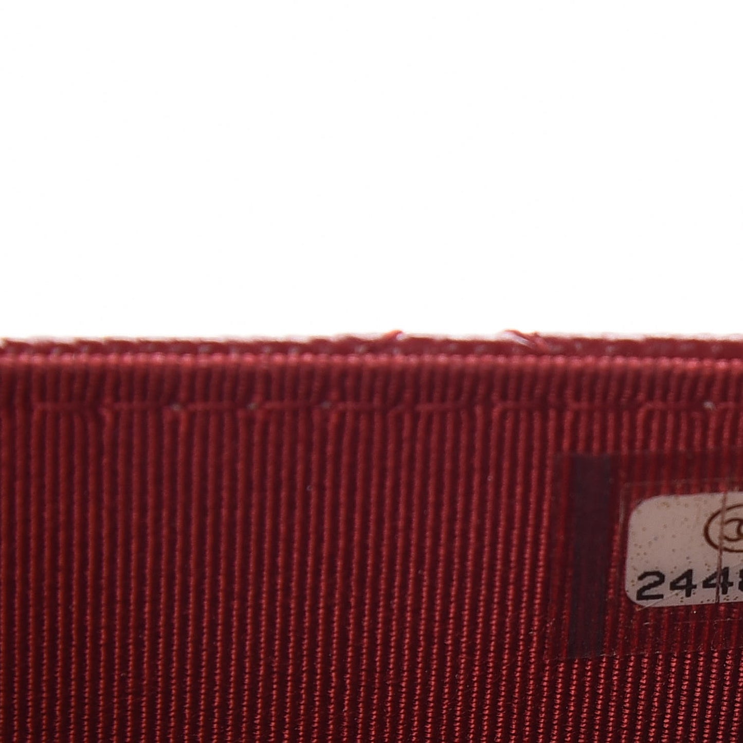 Caviar Quilted Wallet On Chain WOC Dark Red