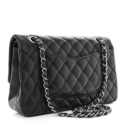 Chanel Lambskin Quilted Medium Double Flap Black 3 of 15