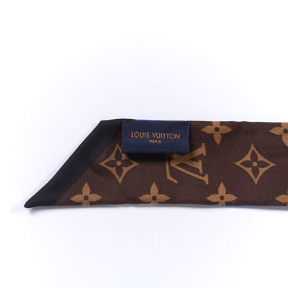 Louis Vuitton X LOL Silk Monogram BB Bandeau Blue Silver 3 of 3