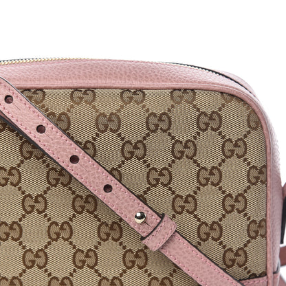 Gucci Monogram Mini Bree Messenger Bag Beige Soft Pink 10 of 11