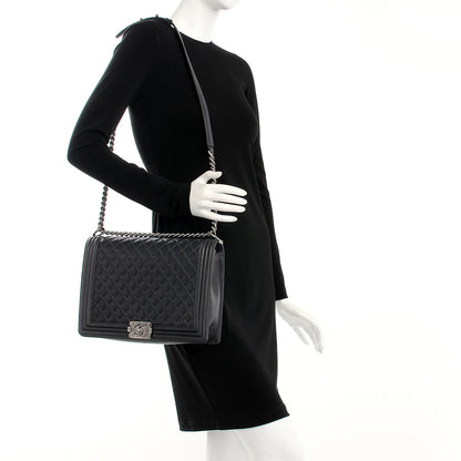 Chanel Lambskin Quilted Large Boy Flap Grey 2 of 11