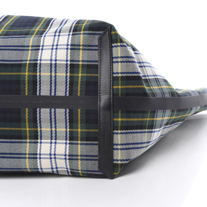Burberry Vintage Check Extra Large The Giant Reversible Tote Blue Red 13 of 17