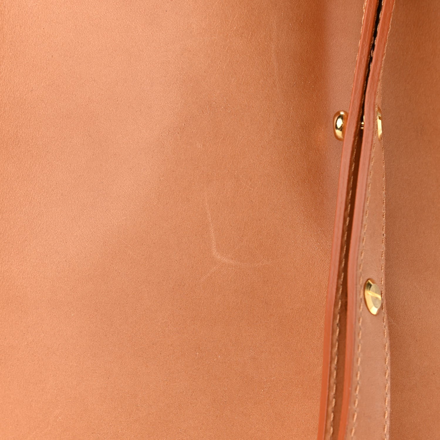 Mansur Gavriel Vegetable Tanned Calfskin Bucket Bag Cammello Azzurro 11 of 12