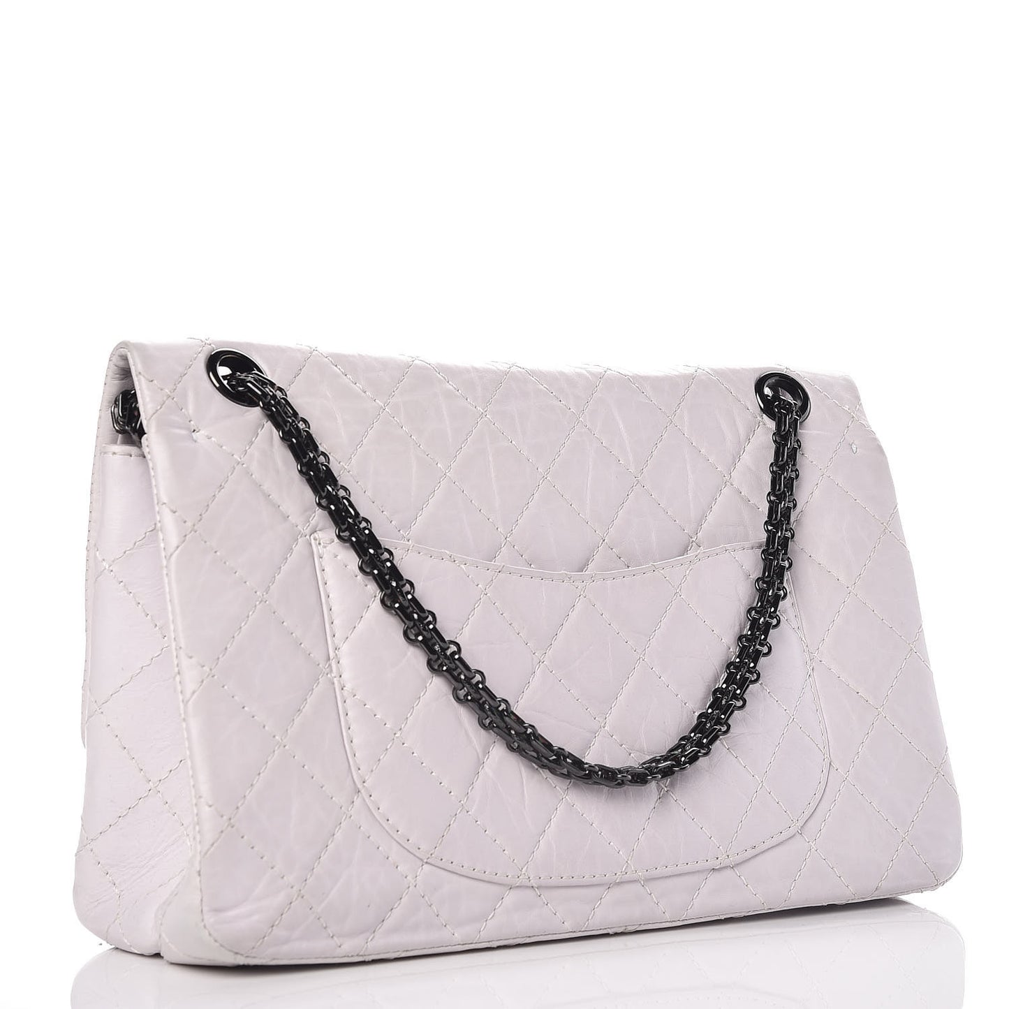 Aged Calfskin 2.55 Reissue 226 Flap White