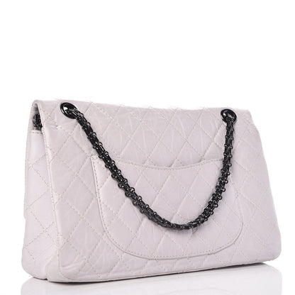Chanel Aged Calfskin 2.55 Reissue 226 Flap White 3 of 9