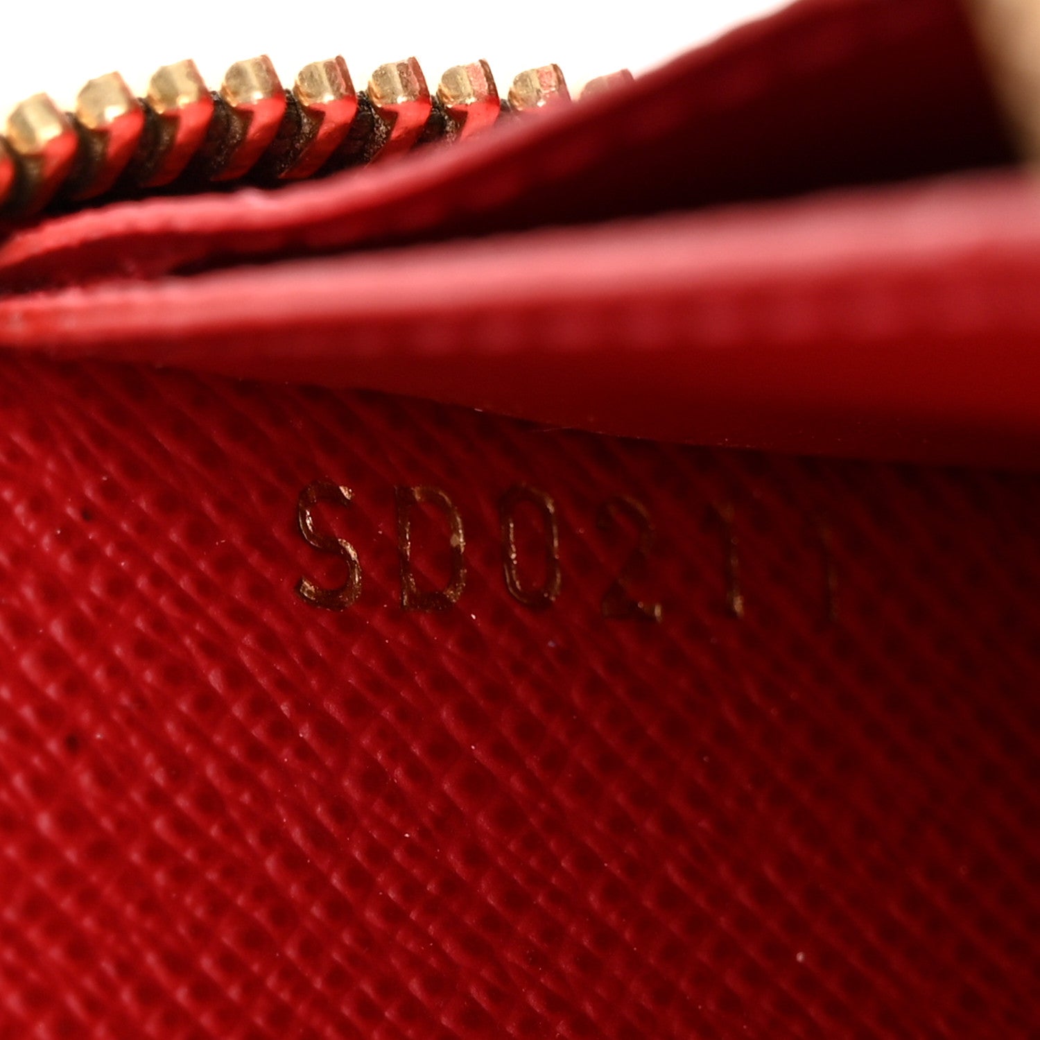 Louis Vuitton Damier Ebene Clemence Wallet Cherry 6 of 15