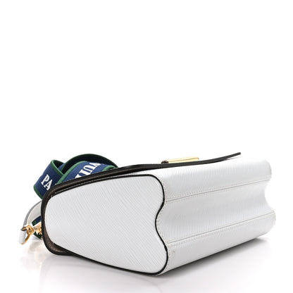 Louis Vuitton Epi Twist Top Handle Shoulder Bag MM White 5 of 9