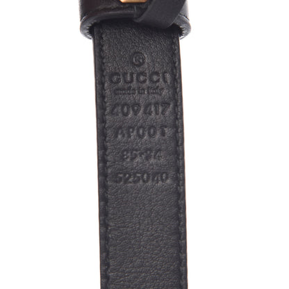 Gucci Calfskin Double G 20mm Belt 85 34 Black 4 of 6