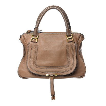 Chloe Calfskin Large Marcie Satchel Nut 1 of 10