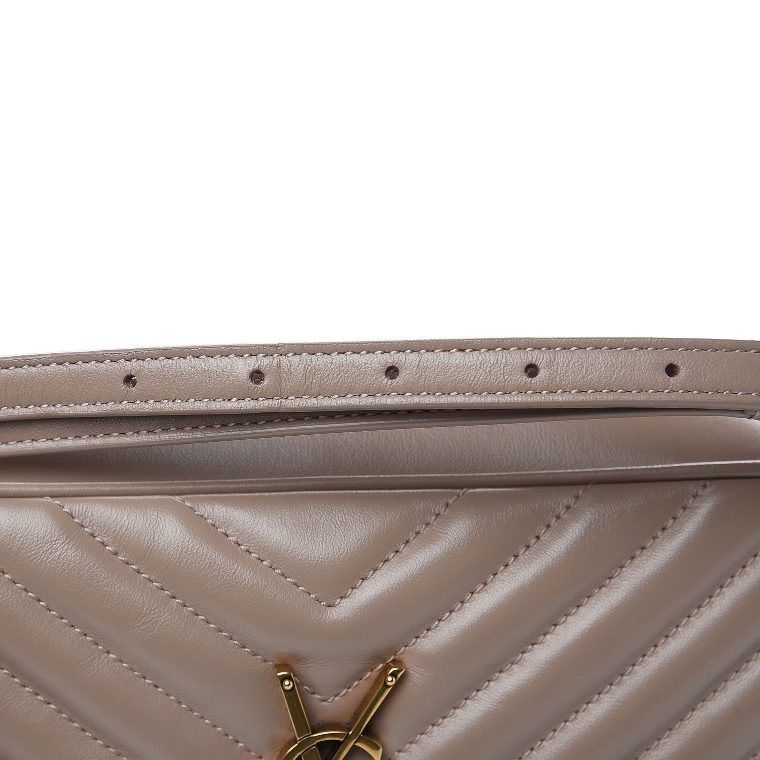 Saint Laurent Calfskin Matelasse Monogram Lou Camera Bag Dusty Grey 10 of 10