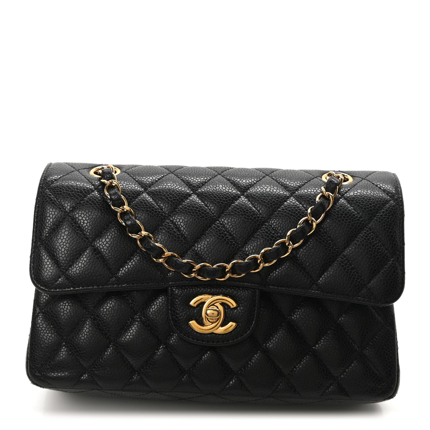 Chanel Caviar Quilted Small Double Flap Black 1 of 11