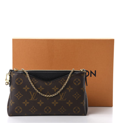Louis Vuitton Monogram Pallas Clutch Black 11 of 11