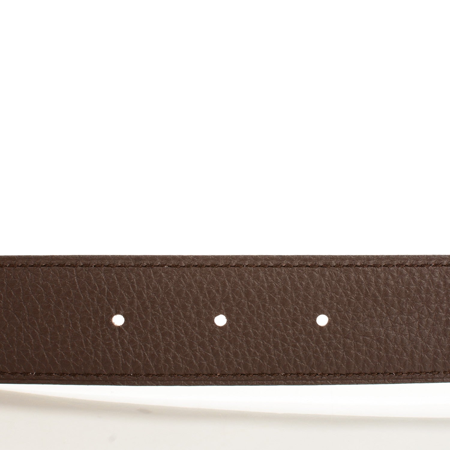 Hermes Box Togo 32mm Belt Strap 95 Black Chocolate 2 of 5