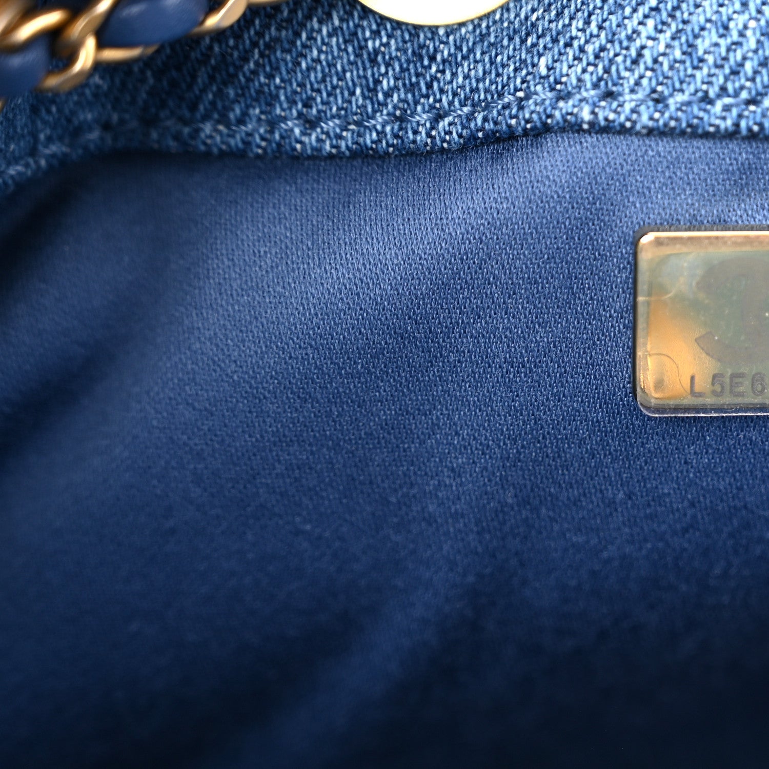 Chanel Washed Denim Quilted Mini Chanel 25 Handbag Blue 7 of 11