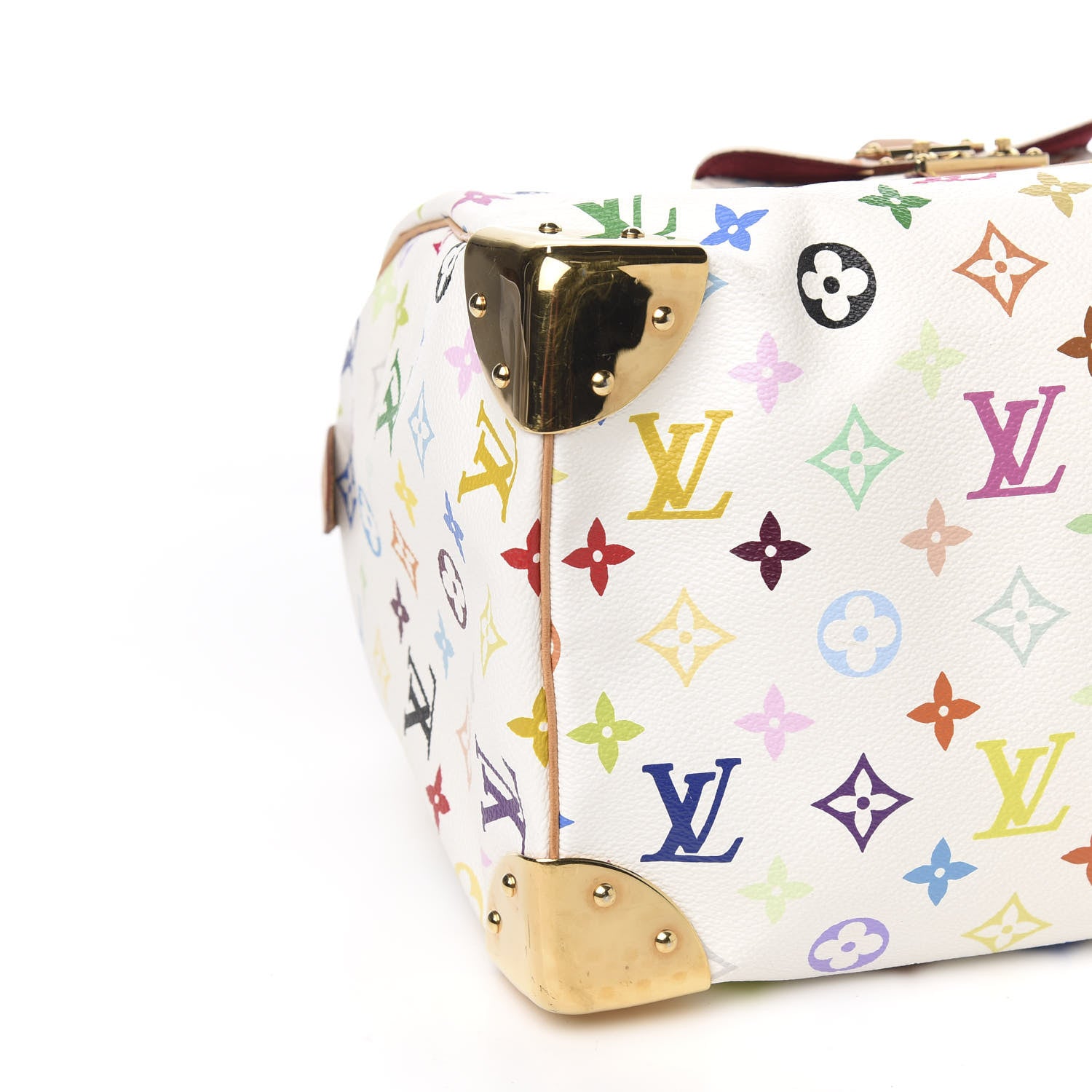 Louis Vuitton Monogram Multicolor Speedy 30 White 6 of 10