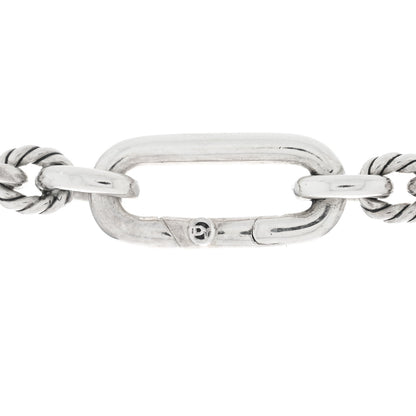 David Yurman Sterling Silver Diamond Small Lexington Chain Necklace 4 of 6