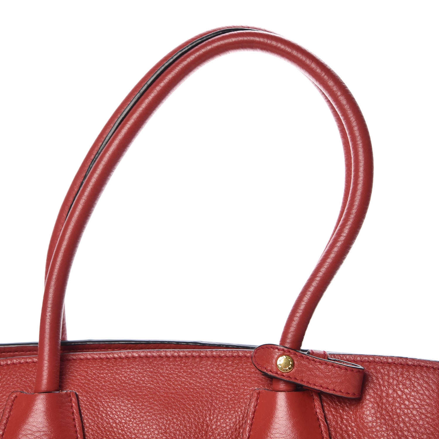 Prada Vitello Daino Shopping Tote Rosso 12 of 12