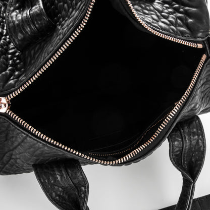 Alexander Wang Pebbled Lambskin Rocco Black Rose Gold Hardware 5 of 6