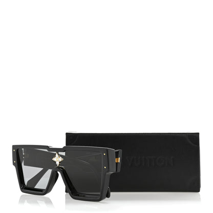 Louis Vuitton Acetate Swarovski Crystal Cyclone Sunglasses Z1578W Black 8 of 8
