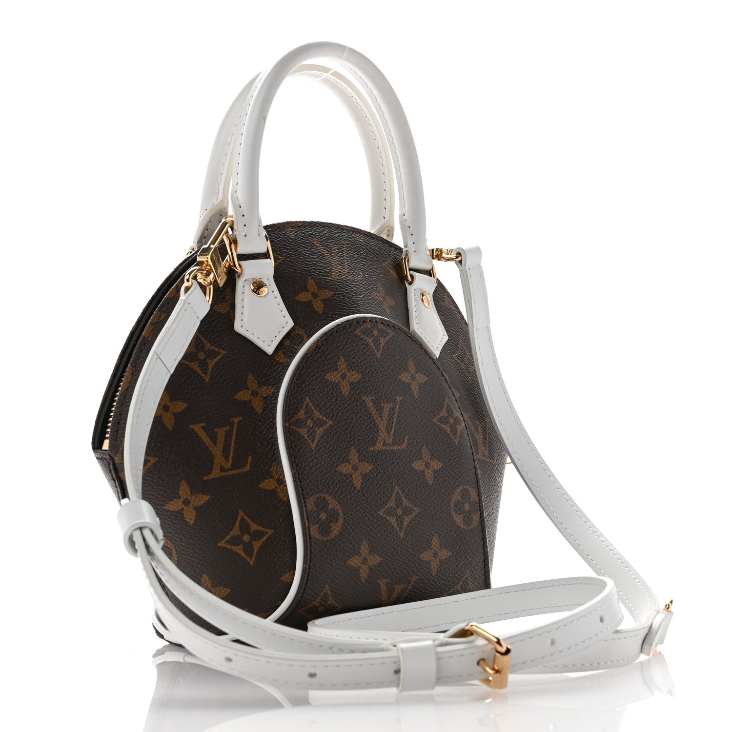 Louis Vuitton Monogram LV Match Ellipse BB White 3 of 9