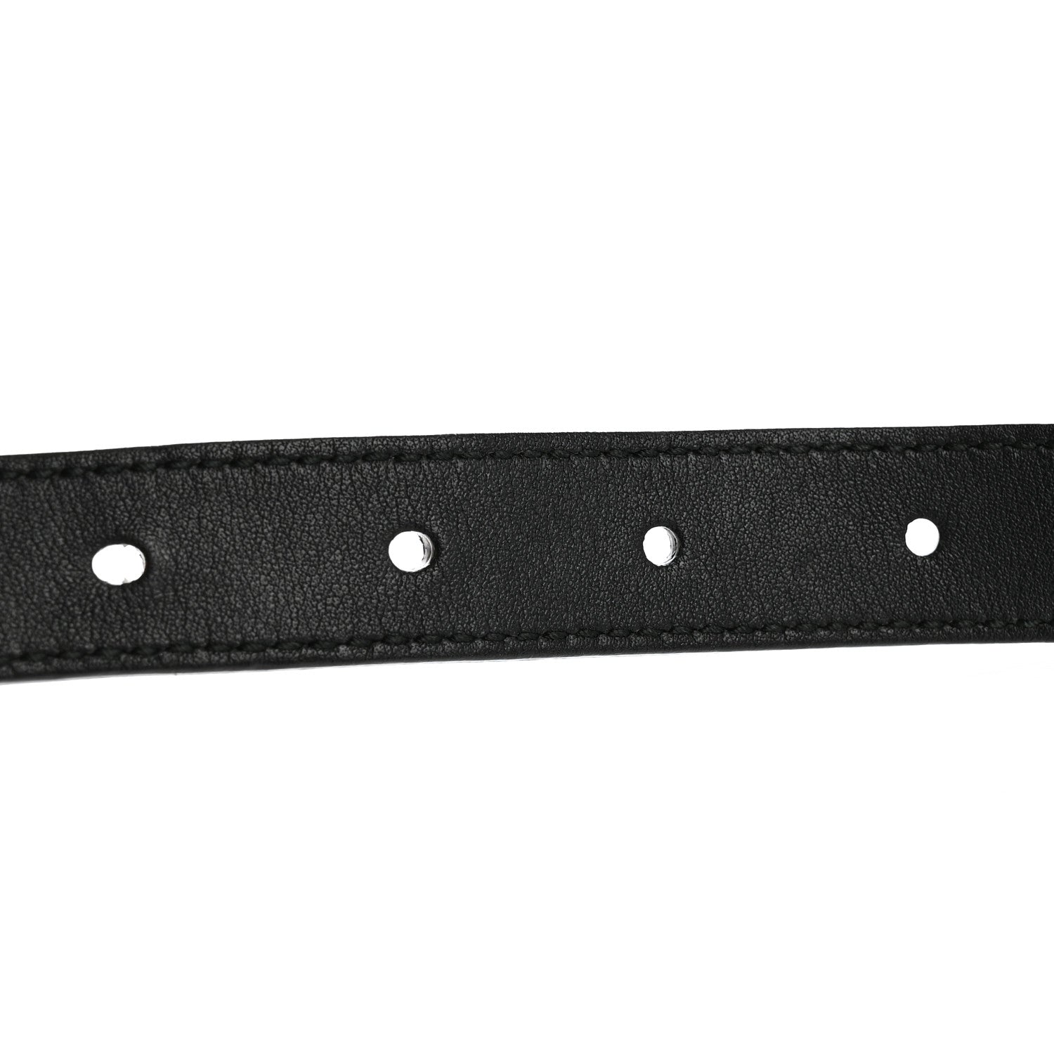 Gucci Calfskin Double G 20mm Belt 80 32 Black 4 of 5