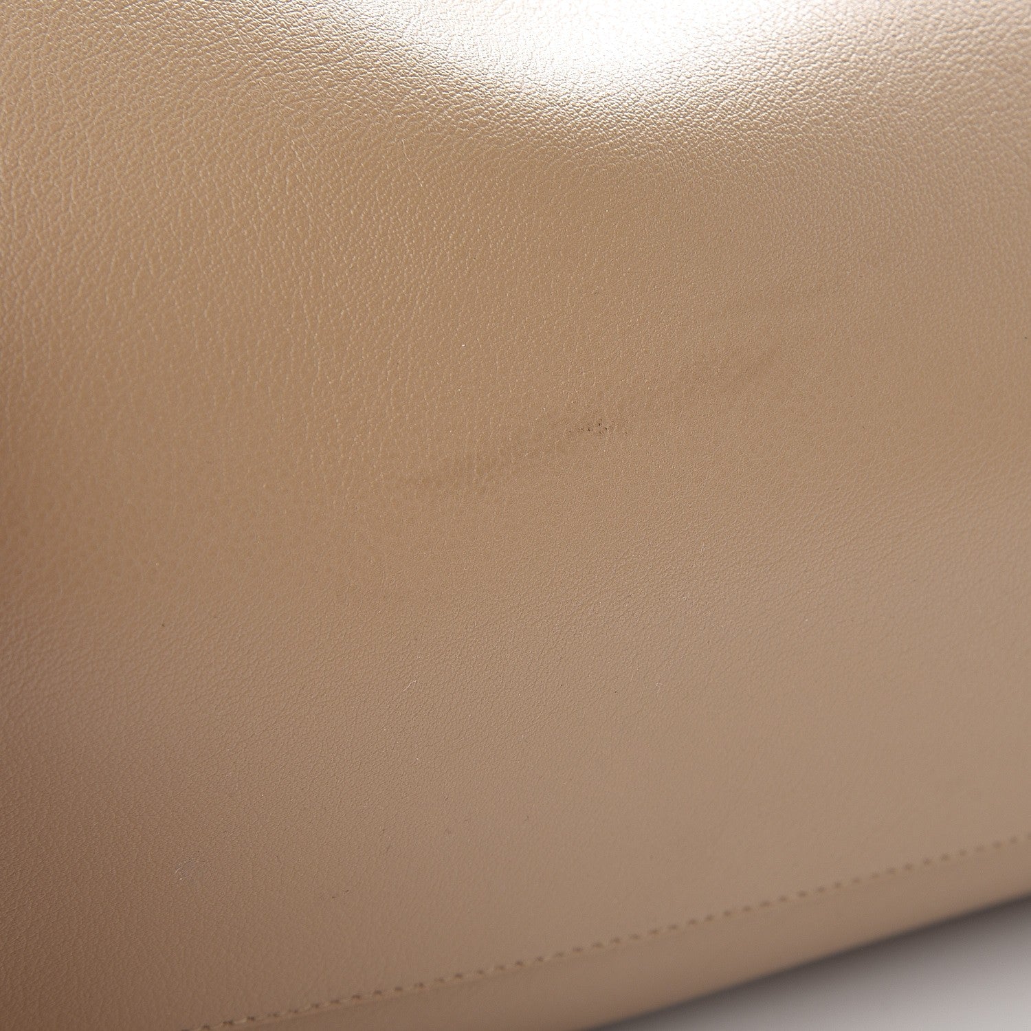 Saint Laurent Calfskin Large Shopping Tote Dark Beige 10 of 13