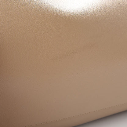 Saint Laurent Calfskin Large Shopping Tote Dark Beige 10 of 13