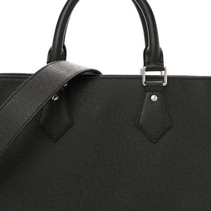 Louis Vuitton Taiga Slim Briefcase Black 7 of 11