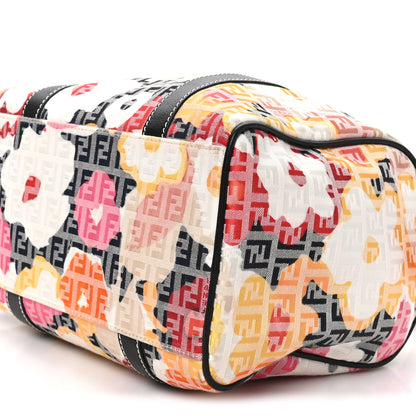 Fendi Zucchino Vitello Floral Forever Boston Multicolor Black 9 of 9