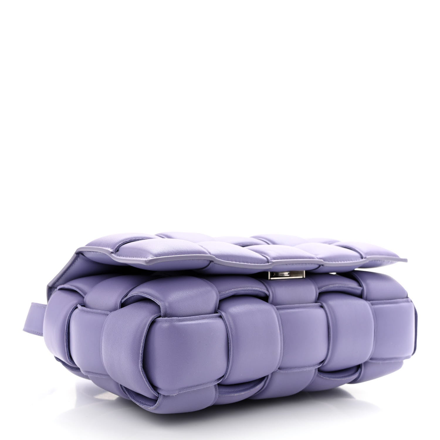 Bottega Veneta Nappa Maxi Intreccio Padded Cassette Crossbody Bag Lavender 4 of 10