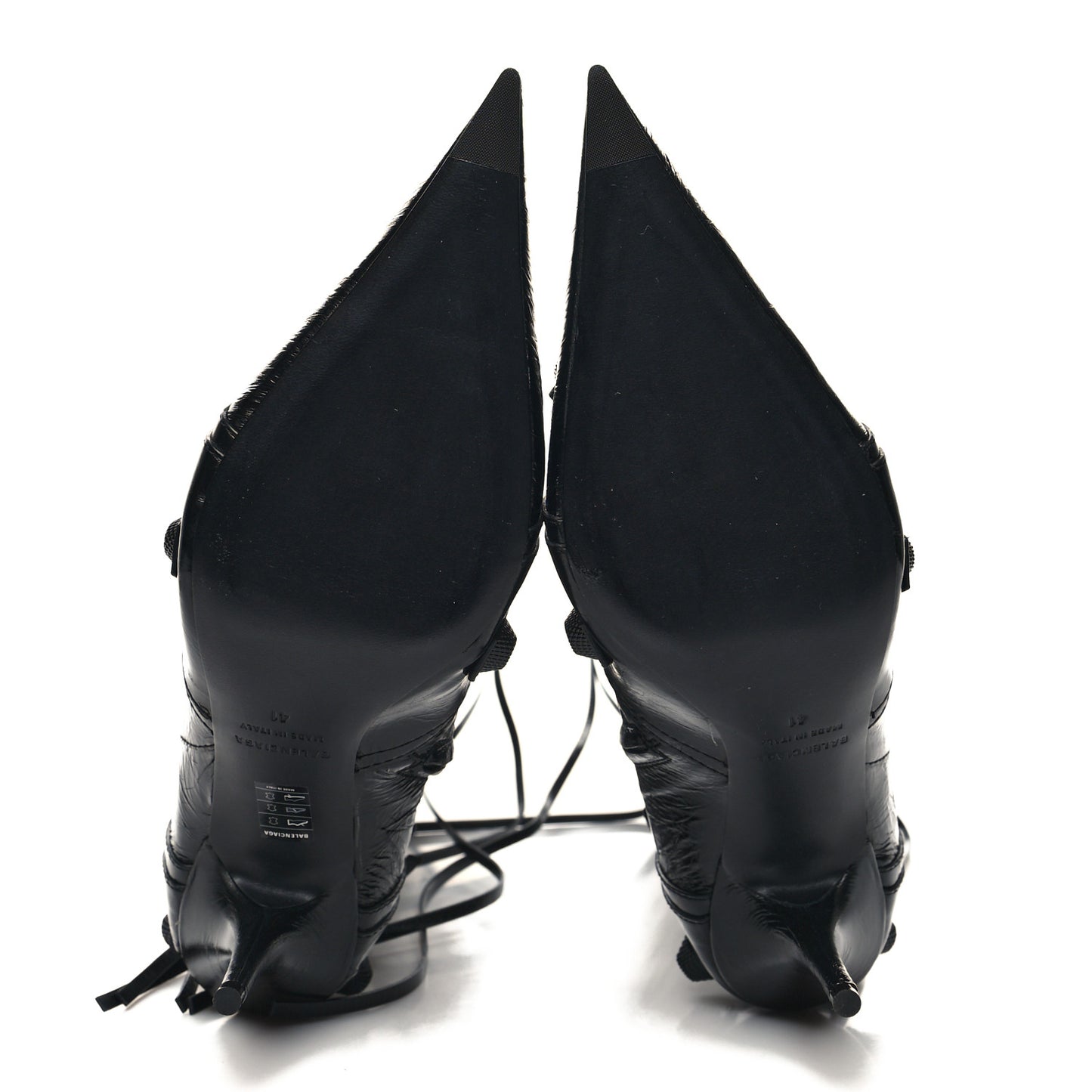 Agneau Arena Cagole 90mm Boots 41 Black