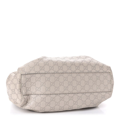 Gucci Guccissima Medium Sukey Tote Mystic White 4 of 11