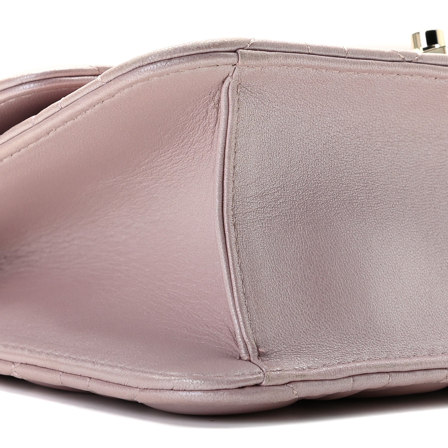 Christian Dior Pearly Lambskin Cannage Miss Dior Promenade Pouch Lotus 8 of 20