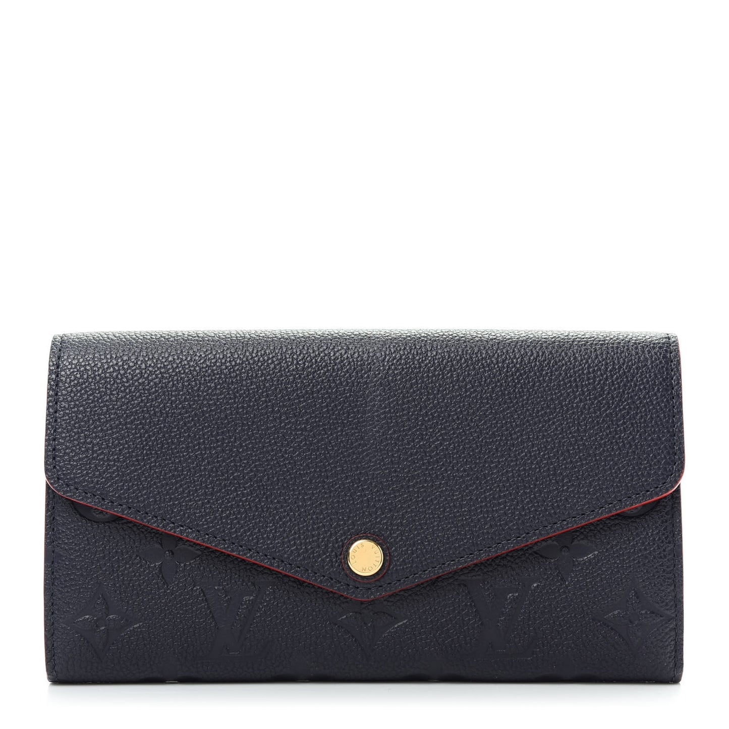 Empreinte Sarah Wallet NM Marine Rouge