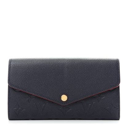 Louis Vuitton Empreinte Sarah Wallet NM Marine Rouge 1 of 7