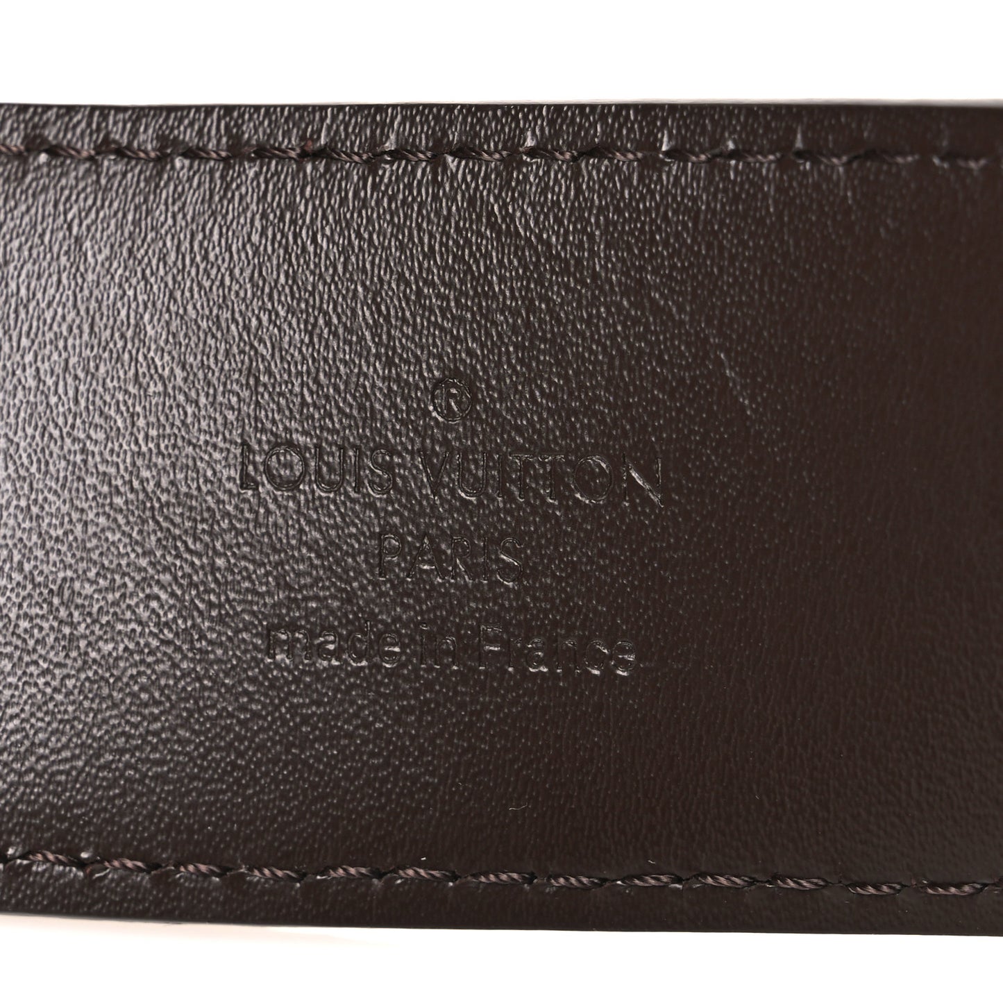 Damier Ebene 40mm LV Initiales Belt 90 36