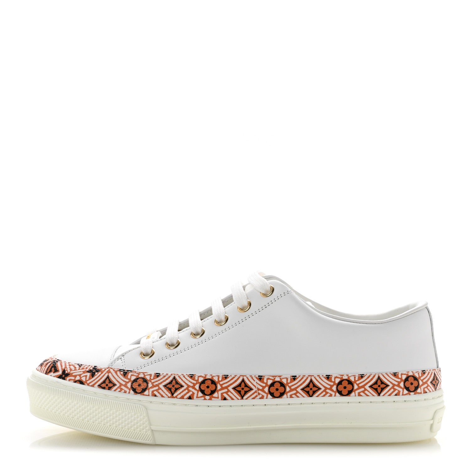 Louis Vuitton Calfskin Monogram Crafty Sneaker 37 White 1 of 9