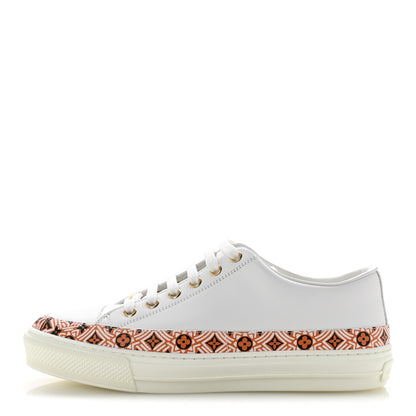 Louis Vuitton Calfskin Monogram Crafty Sneaker 37 White 1 of 9