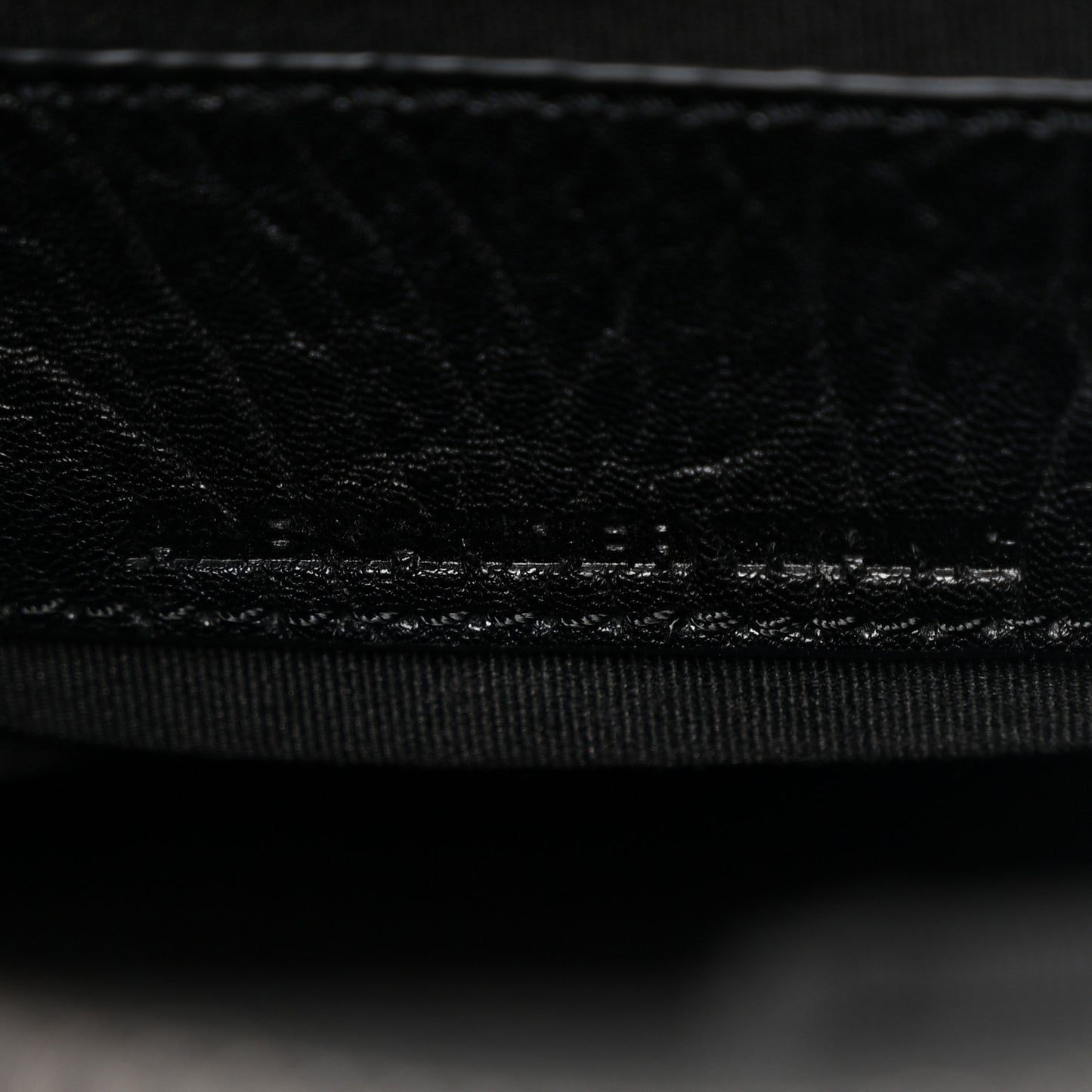Pebbled Lambskin Rockie Black Rhodium Hardware