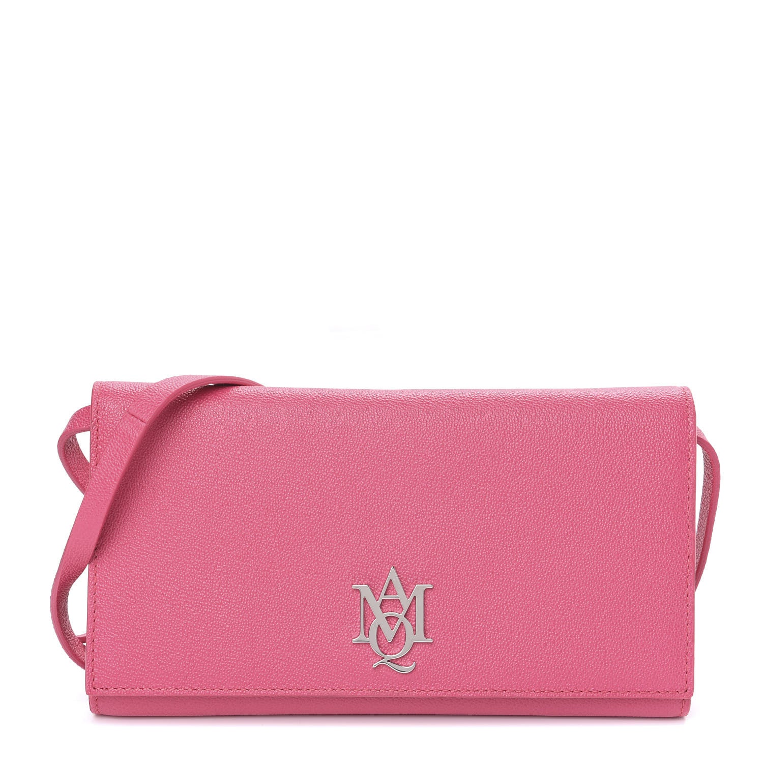 Alexander McQueen Calfskin Insignia Pouch Pink 1 of 10