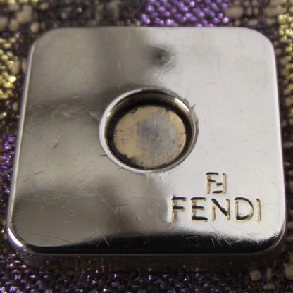 Fendi Canvas FF Baguette Gold/Purple 14 of 14