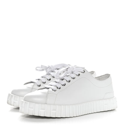 Hermes Calfskin Cross Sneakers 36 White 3 of 9