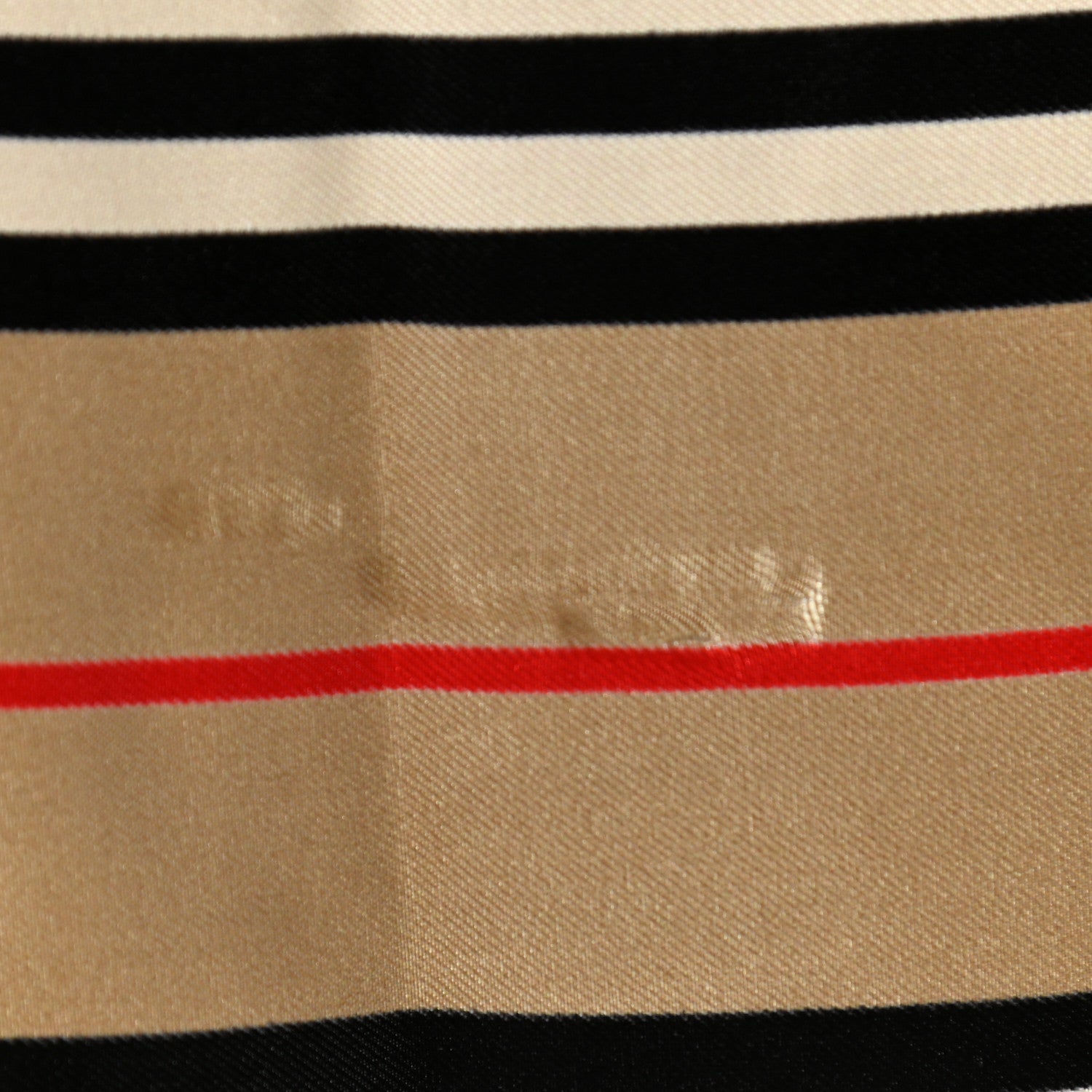 Burberry Silk Vintage Check Icon Stripe TB Monogram Print Scarf Archive Beige 8 of 9