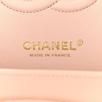 Chanel Caviar Quilted Medium Double Flap Light Beige 6 of 9