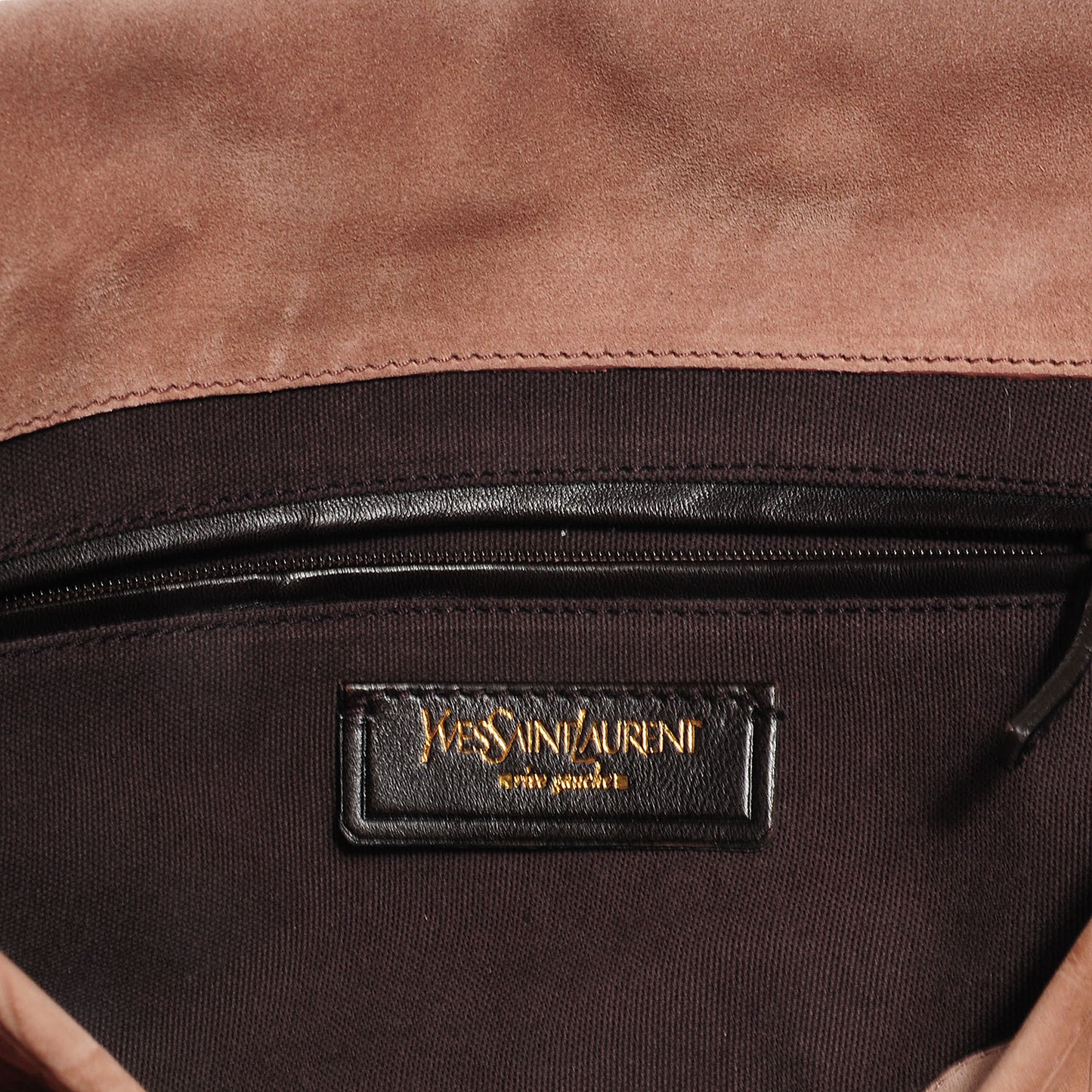 Crocodile Embossed Nubuck Besace Shoulder Bag Rose