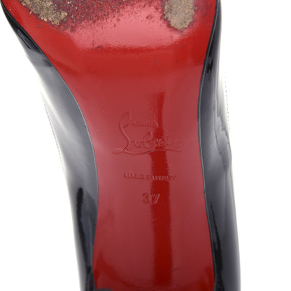 Christian Louboutin Patent Pigalle Follies 100 Pumps 37 Black 9 of 11