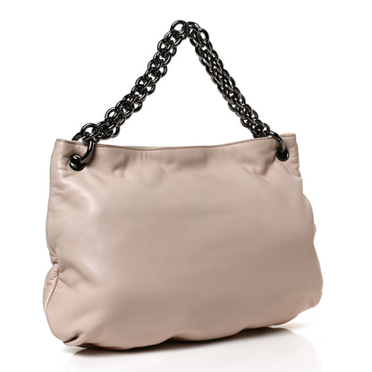 Chanel Lambskin Soft and Chain Small Hobo Light Pink 3 of 11
