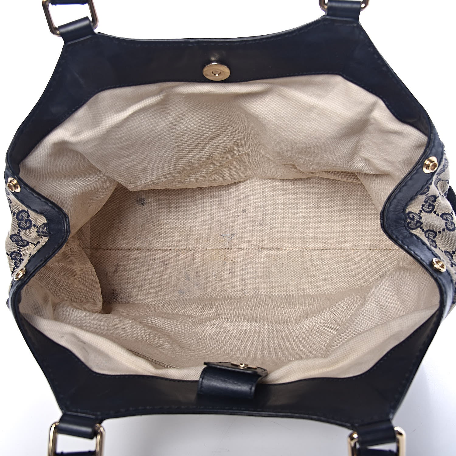 Gucci Monogram Medium Sukey Tote Navy 5 of 12